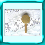 Brass circle with a brass M4 thread Code - D0005